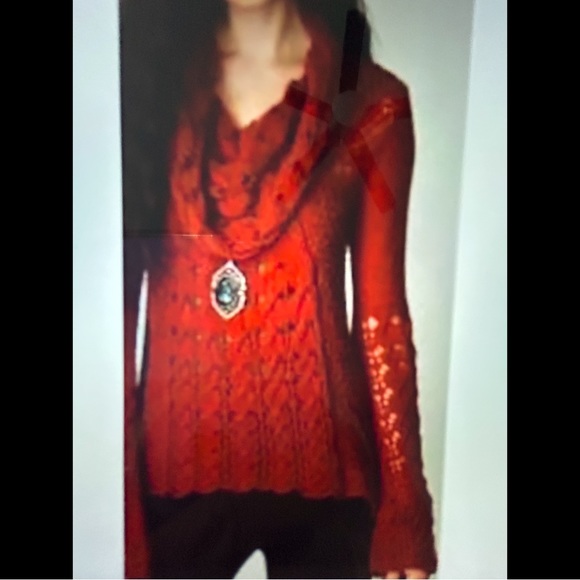 Free People,Cool Grace Cable Sweater - Picture 10 of 11